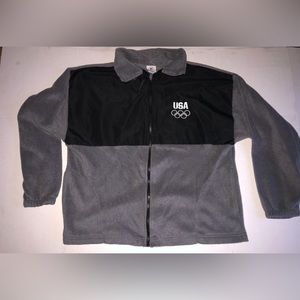 Team USA Olympic Fleece Zip Up Jacket Women’s Large